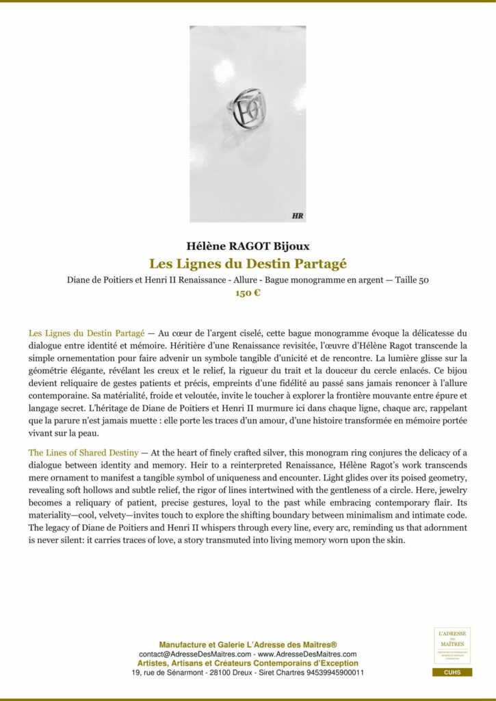 Bijou d'Art (June 18) — L'Adresse des Maîtres®
