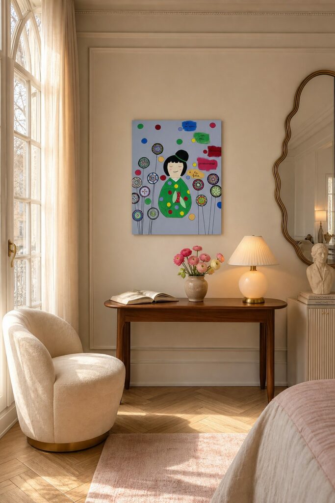 Acrylic and Posca Painting on Canvas — Contemporary Art — L'Adresse des Maîtres®