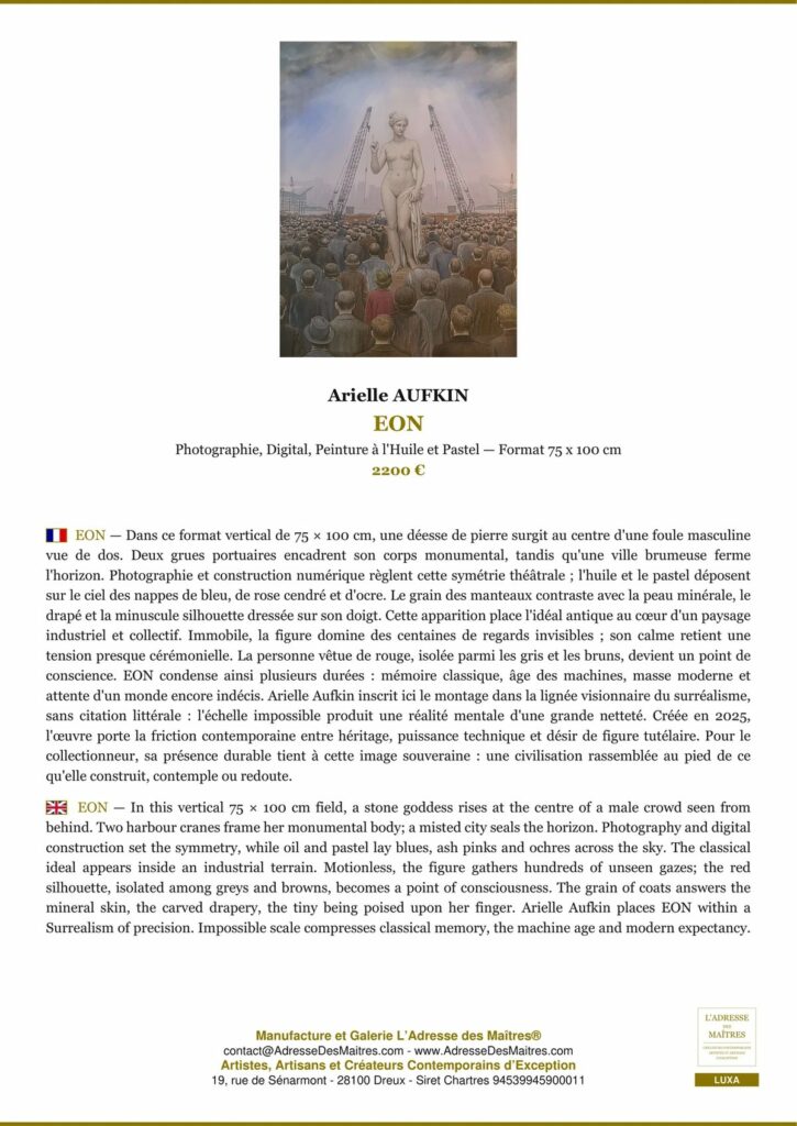 Photography, Digital Art, Oil Painting and Pastel — Art Contemporain — L'Adresse des Maîtres®