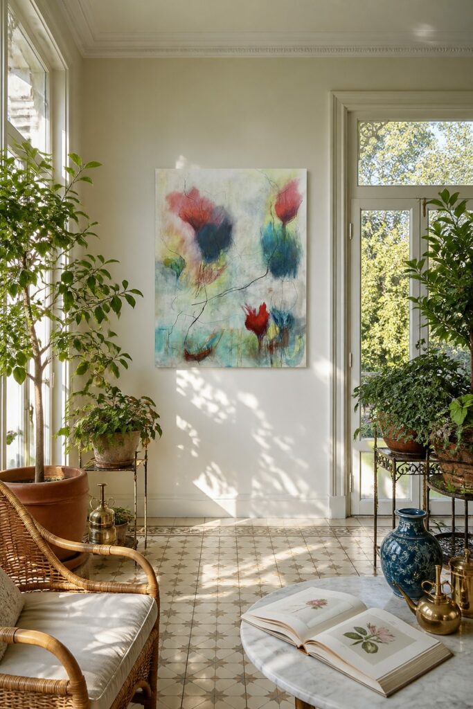 Acrylic and Oil Pastel on Kraft Paper Mounted on Canvas — Art Contemporain — L'Adresse des Maîtres®