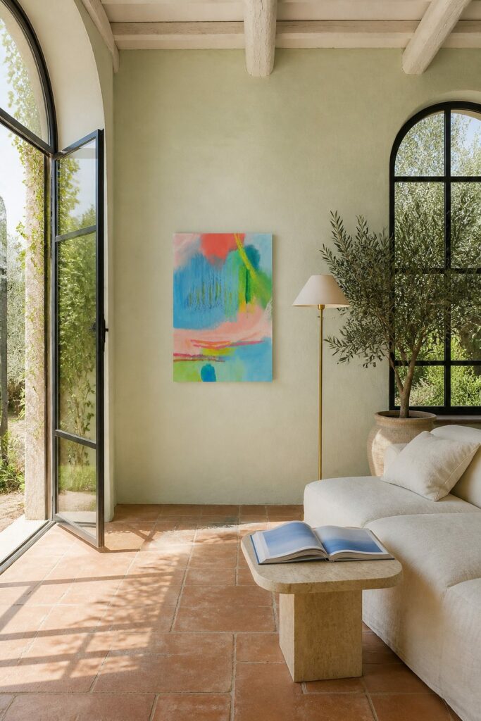 Acrylic and Oil Pastel on 300 gsm Paper — Art Contemporain — L'Adresse des Maîtres®