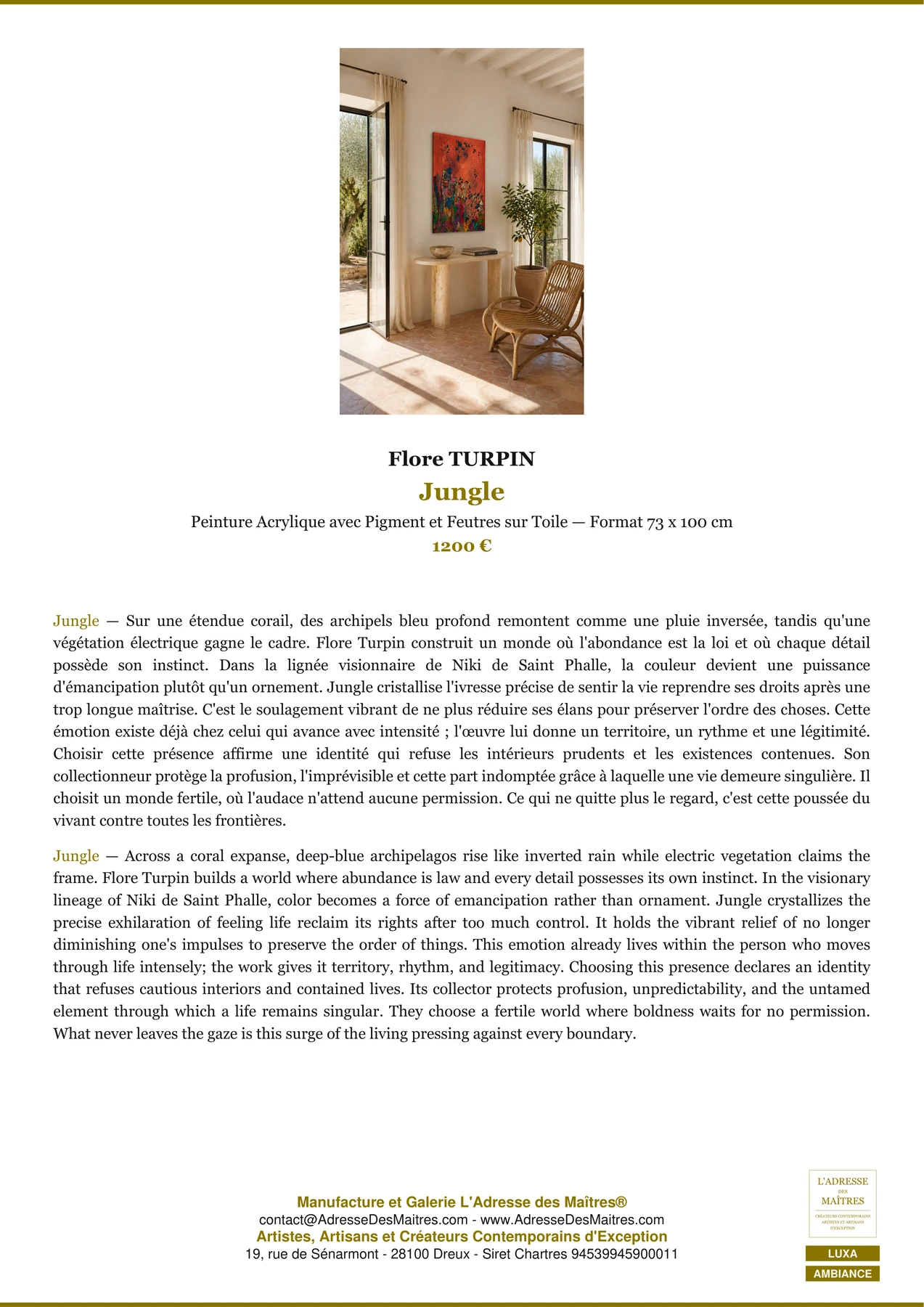 Jungle — Ambiance — Flore TURPIN