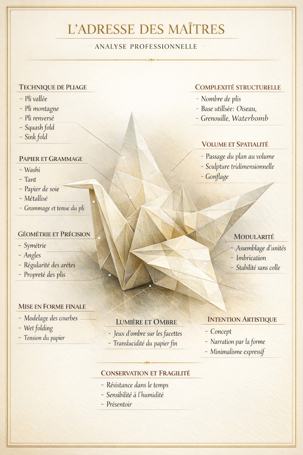 Analyse Art du Pliage