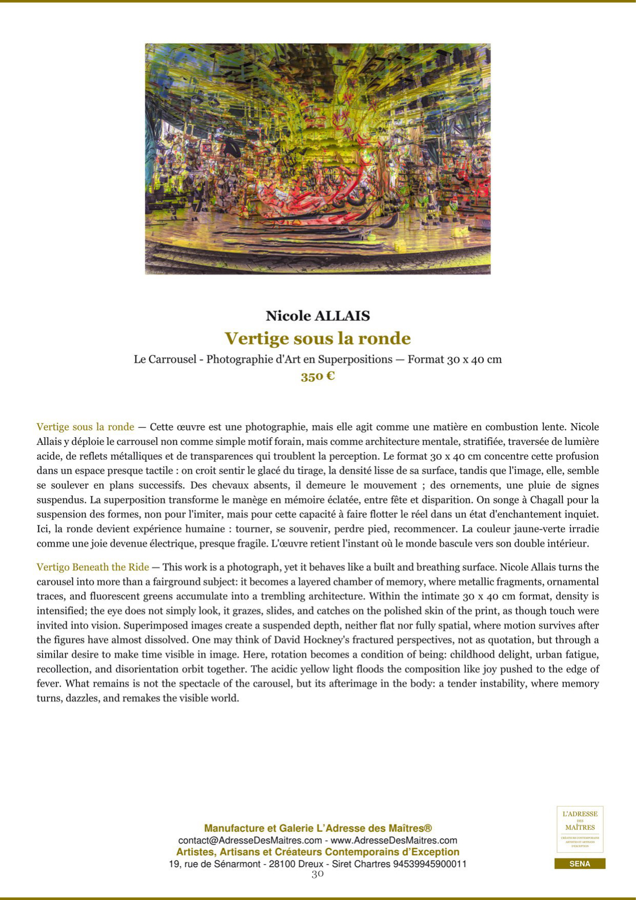 Rapport d’Analyse et de Recommandations pour Artistes