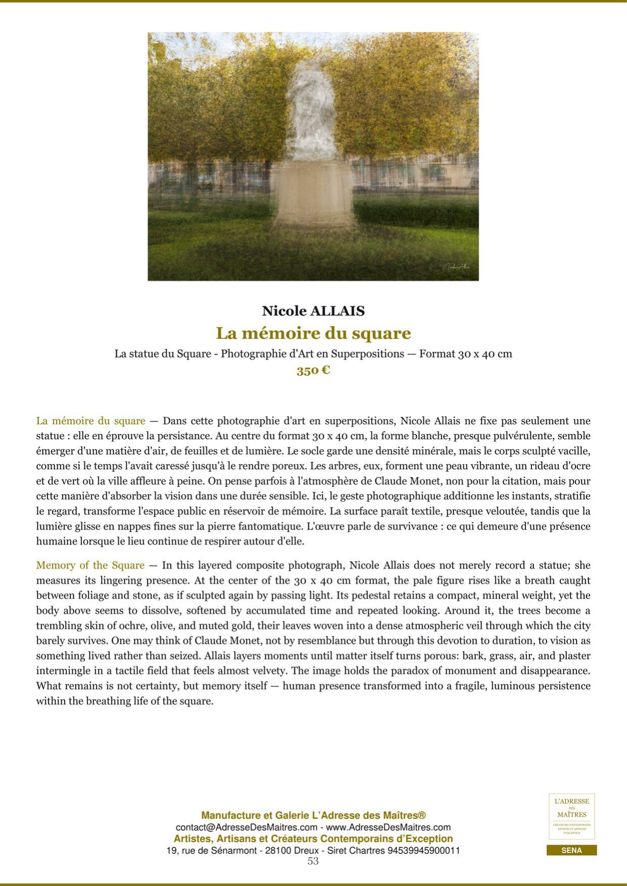 Rapport d’Analyse et de Recommandations pour Artistes