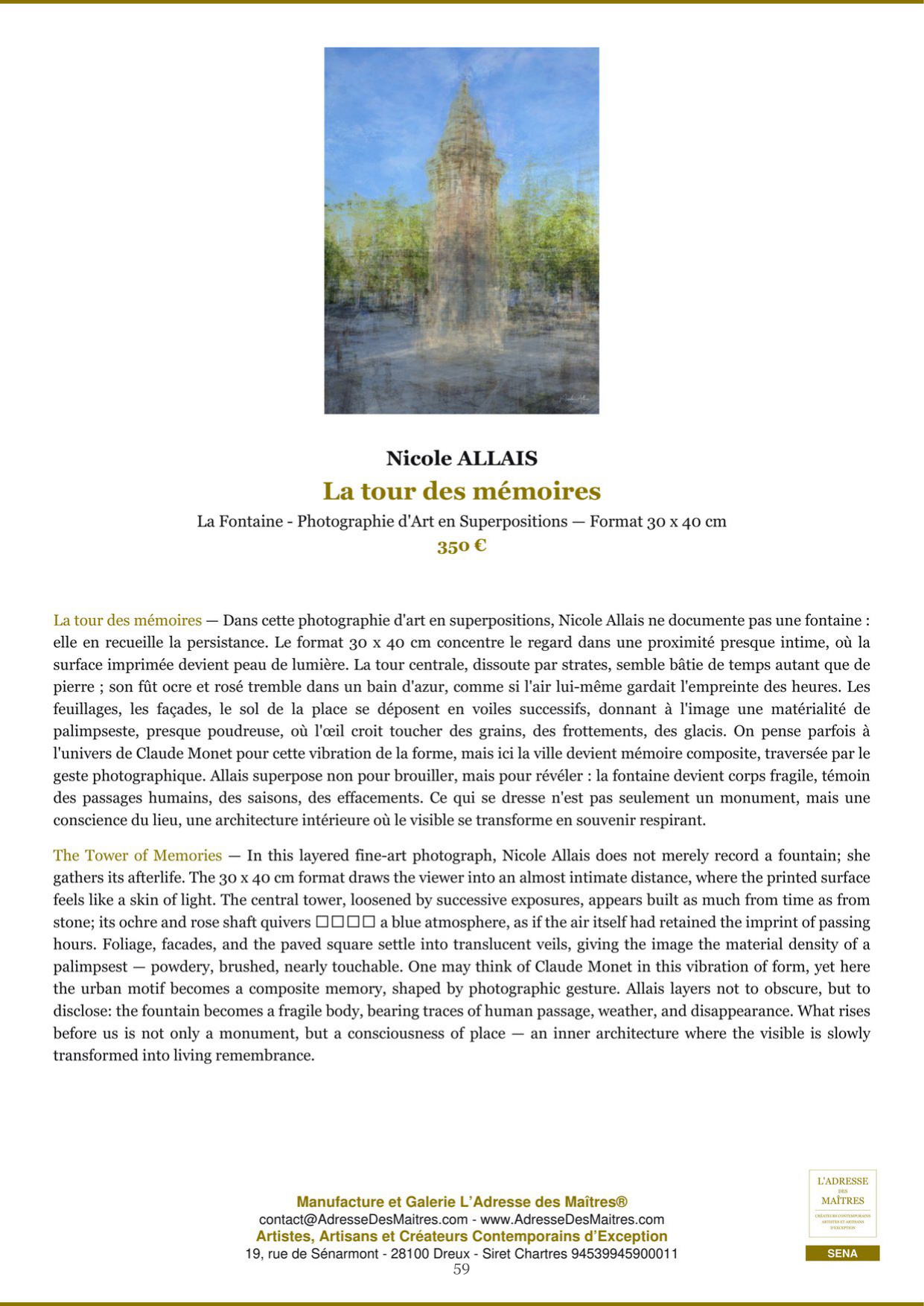 Rapport d’Analyse et de Recommandations pour Artistes
